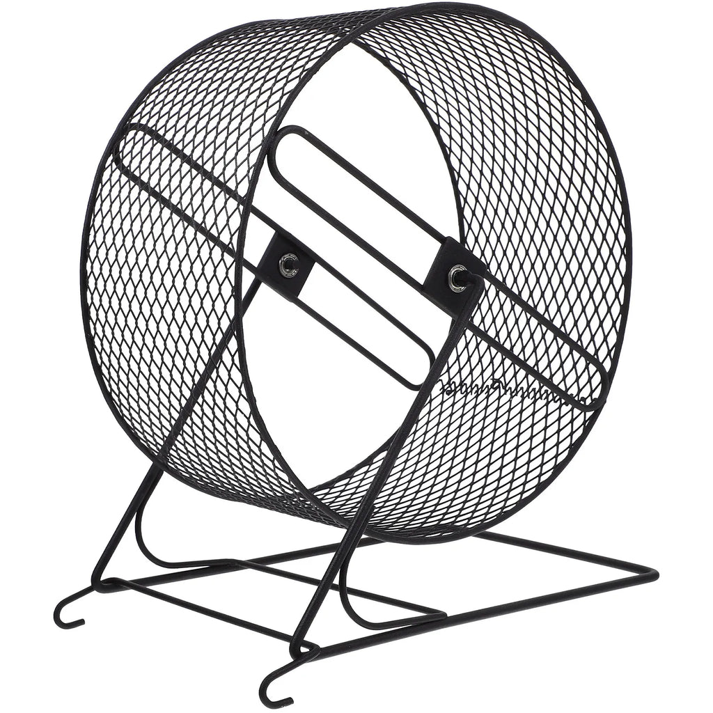 Iron Silent Hamster Running Wheel Comfortable Size Hedgehog Exercise Plaything Small Pet Running Wheel for Strength