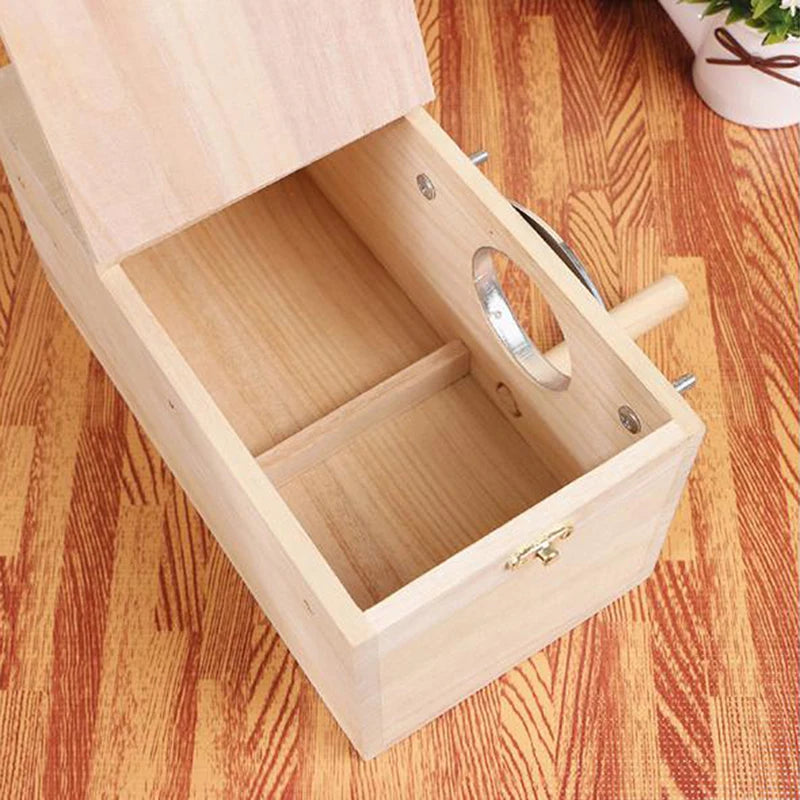 Simple Design Parakeet Cockatiel Bird House Nest Easy to Clean Parrot House Smooth Edges Parakeet Nesting Box Bird Supplies