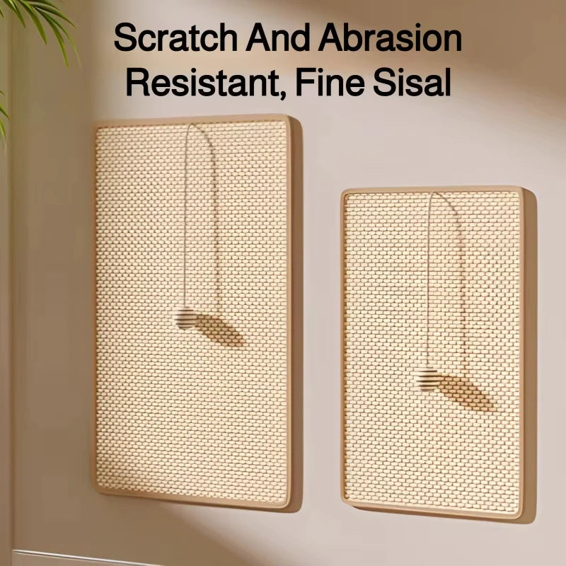 Tapis à griffer en sisal durables pour chats, tapis muraux pour chats, tapis à griffer pour canapés, planches à griffer murales autocollantes, jouets et accessoires pour animaux de compagnie