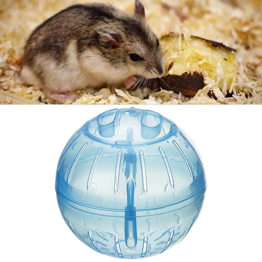 1/4PCS Transparent Acrylic Hamster Exercise Wheel Escape Proof Small Safe Portable Lightweight Multi Activity Pet Cage Design