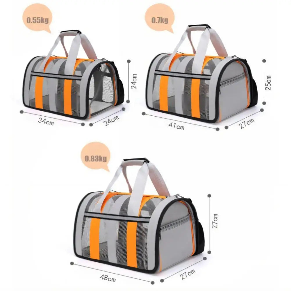 Nouveau Sac de sortie respirant pour Chat et Chien, Sac de transport d'été en bandoulière, Portable, Pliable, pour Chiens de petite et moyenne taille