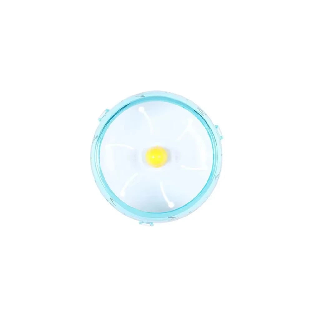 Hamster Running Disc Toy Sport Running Silent Transparent Small Pet Rotatory Jogging Wheel Wheel Toys pet Hamster Cage Supplies
