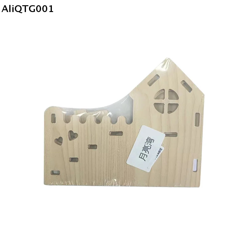 Wooden Bridge Seesaw Swing Set for Hamsters Small Animal Activity Center DIY Cage Accessories Climbing Toys