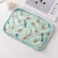 Petit tapis rafraîchissant pour animaux de compagnie, tapis rafraîchissant en soie glacée pour l'été, tapis de chenil pour hamster, tapis rafraîchissant pour cochon d'Inde, chinchilla, lapin et petits animaux de compagnie.