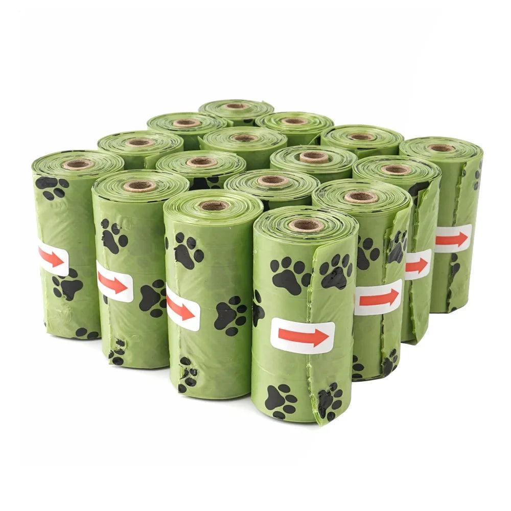 2/40Roll Thick Dog Poop Bags Leak Proof Pet Waste Bag For Dog Outdoor Walking Clean Refill Garbage Bag Pet Supplies
