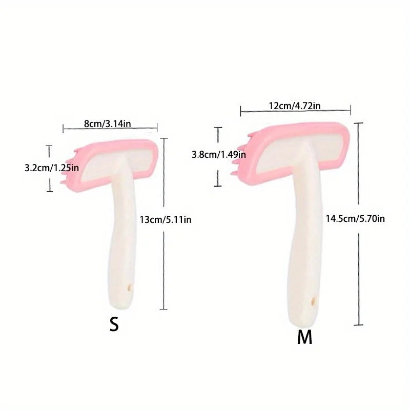 1 قطعة مشط تدليك الأرانب القابل للفصل لإزالة الشعر للأرانب، الشنشيلة، القطط والمرموط، مستلزمات العناية بالشعر، فرشاة للحيوانات الأليفة