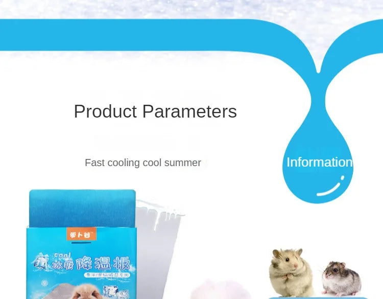 Pet Summer Creative Cooling Aluminum Plate Rabbit Cooling Plate Hamster Totoro Ice Pad Cooling Plate Summer Cooling Supplies