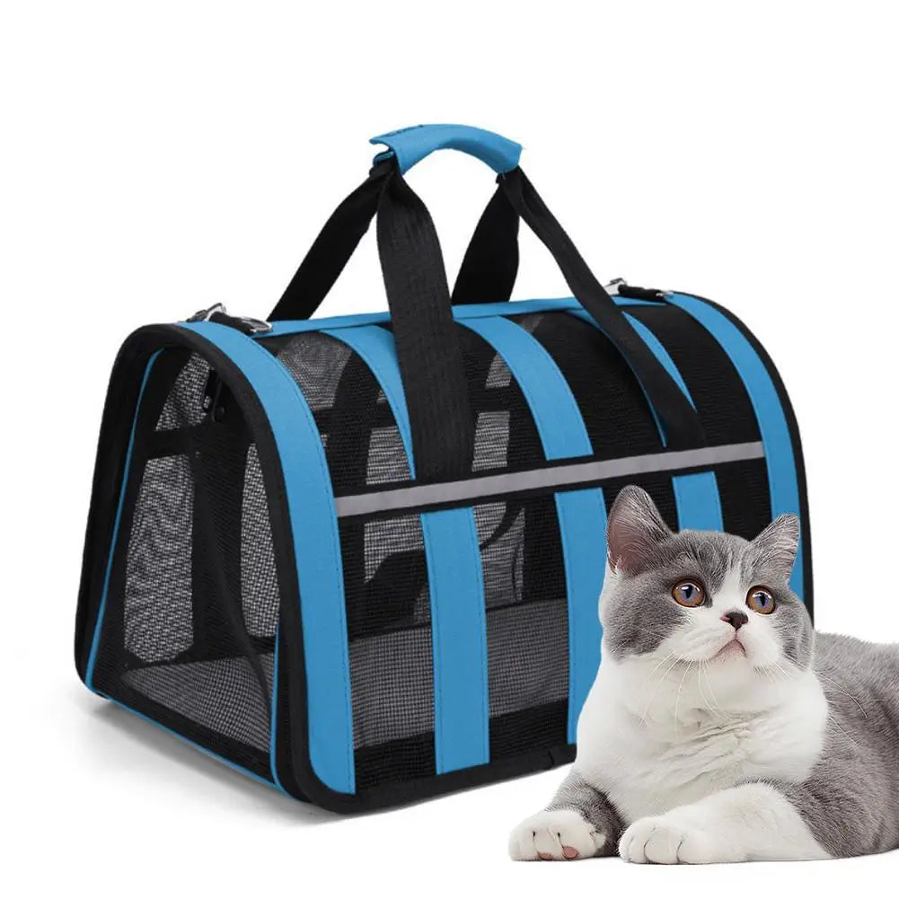 Nouveau Sac de sortie respirant pour Chat et Chien, Sac de transport d'été en bandoulière, Portable, Pliable, pour Chiens de petite et moyenne taille