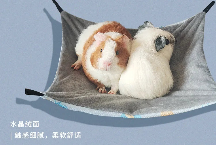 Hamac suspendu rafraîchissant d'été pour hamster – Lit en rotin pour chinchillas, phalangers volants, écureuils, furets, petits animaux de compagnie