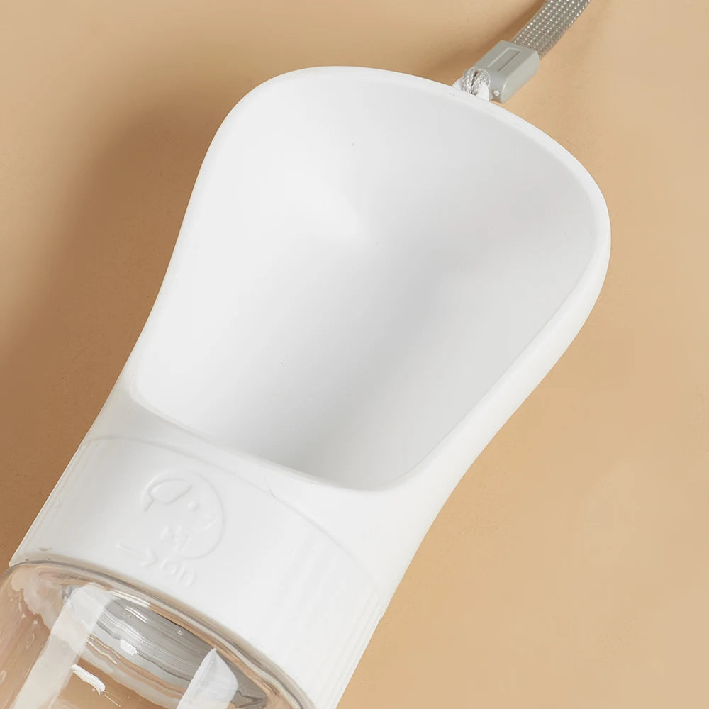 زجاجة مياه للكلاب قابلة لللف والفتح محمولة للشرب وتغذية الطعام وعاء طعام للكلاب المتنقلة مستلزمات كلاب الجراء الخارجية زجاجة حيوانات أليفة