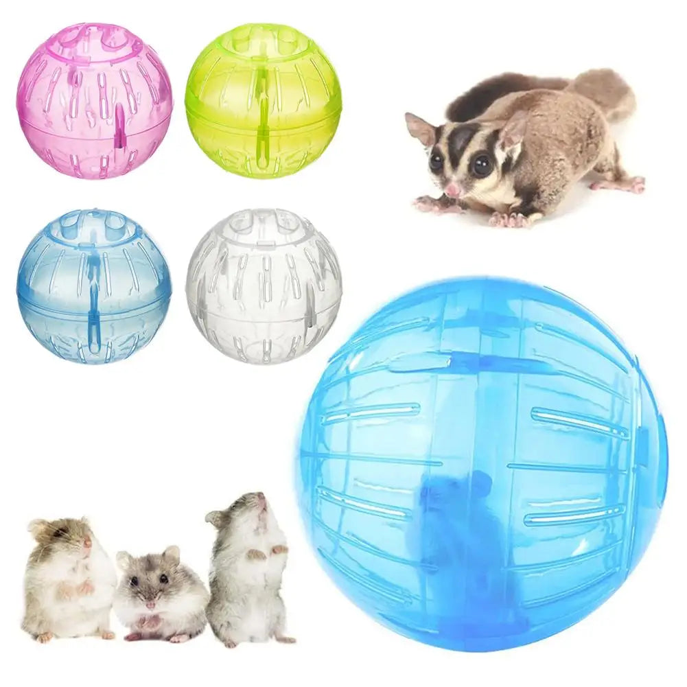 1/4PCS Transparent Acrylic Hamster Exercise Wheel Escape Proof Small Safe Portable Lightweight Multi Activity Pet Cage Design