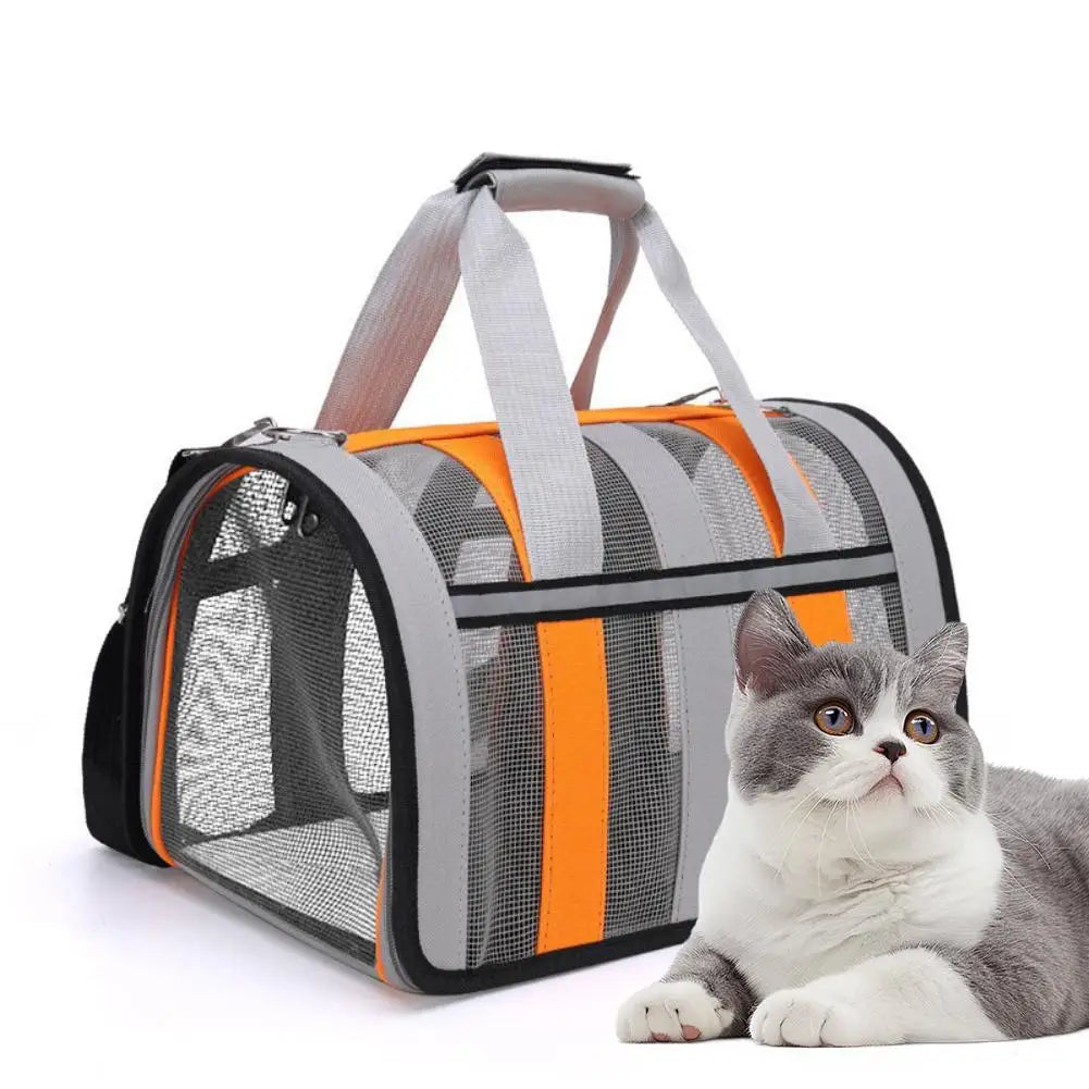 Nouveau Sac de sortie respirant pour Chat et Chien, Sac de transport d'été en bandoulière, Portable, Pliable, pour Chiens de petite et moyenne taille