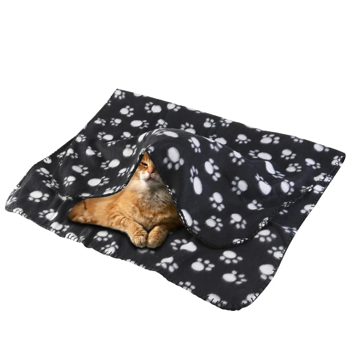 Couverture Chien Chat Animaux 100x70cm Tapis de Sol Chaud et Doux Coussin Housse de Lit pour Animaux Housse de Siège de Voiture Lavable