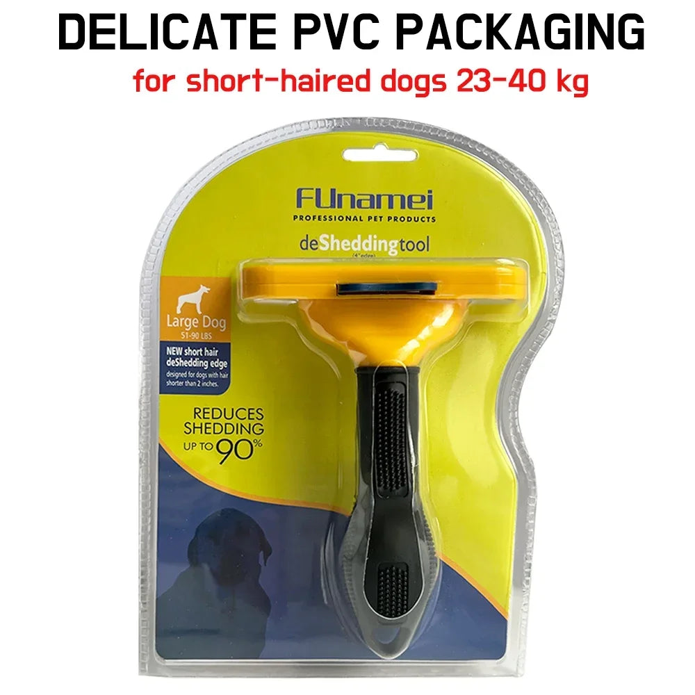 Brosse à poils pour chiens et chats, peigne pour chien, brosse d'épilation pour animaux, peigne de toilettage pour chat, épilateur pour chien, accessoires pour chien, peignes de massage pour chien