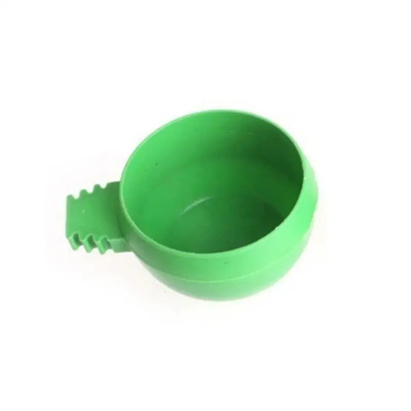 Stainless Steel Bird Bowls Parrot Feeding Bowl Cage Cup Hanging Bowl Clamp-on Water Drinker Pet Food Dish Parrot Rabbit Hamster
