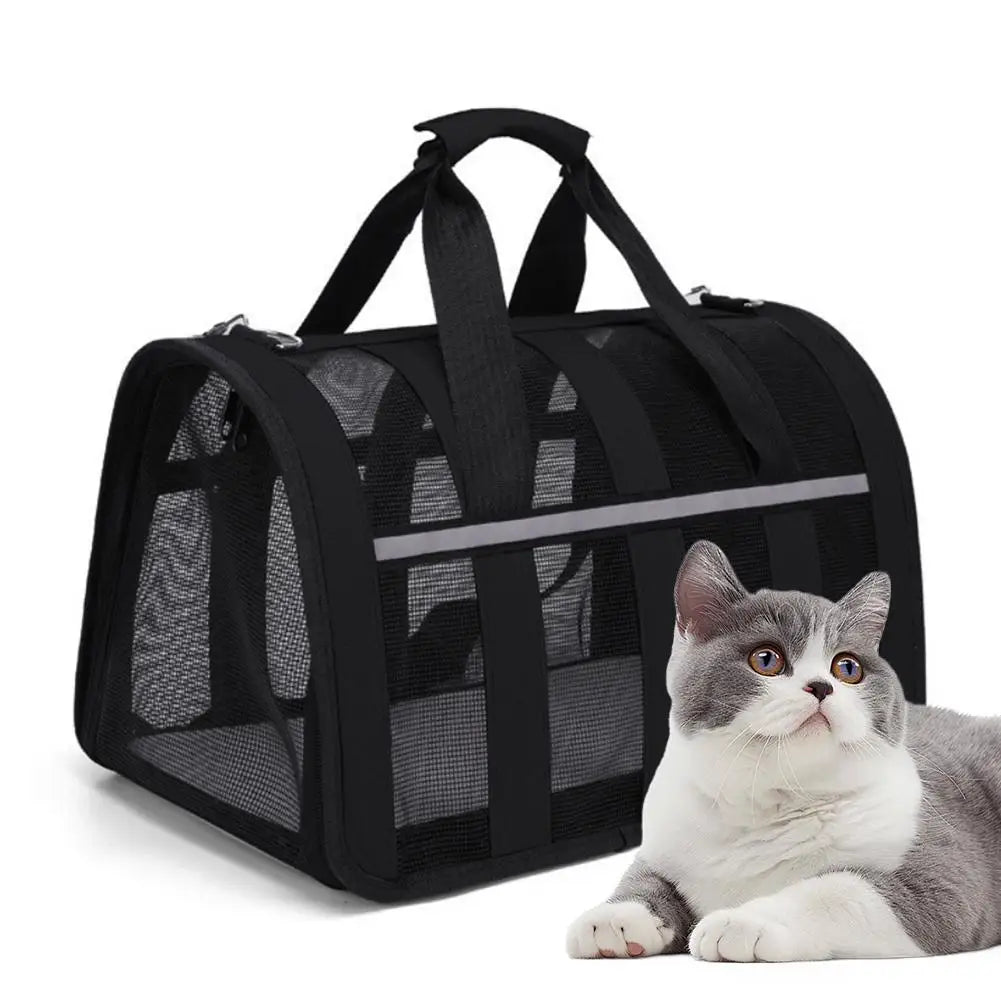 Nouveau Sac de sortie respirant pour Chat et Chien, Sac de transport d'été en bandoulière, Portable, Pliable, pour Chiens de petite et moyenne taille