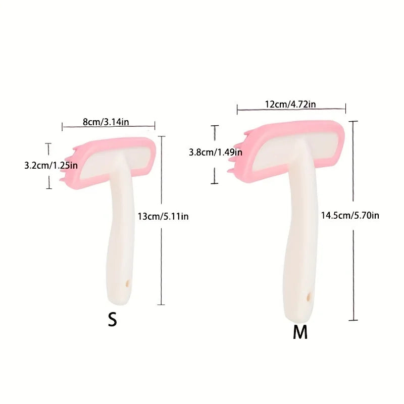 1 قطعة مشط تدليك الأرانب القابل للفصل لإزالة الشعر للأرانب، الشنشيلة، القطط والمرموط، مستلزمات العناية بالشعر، فرشاة للحيوانات الأليفة