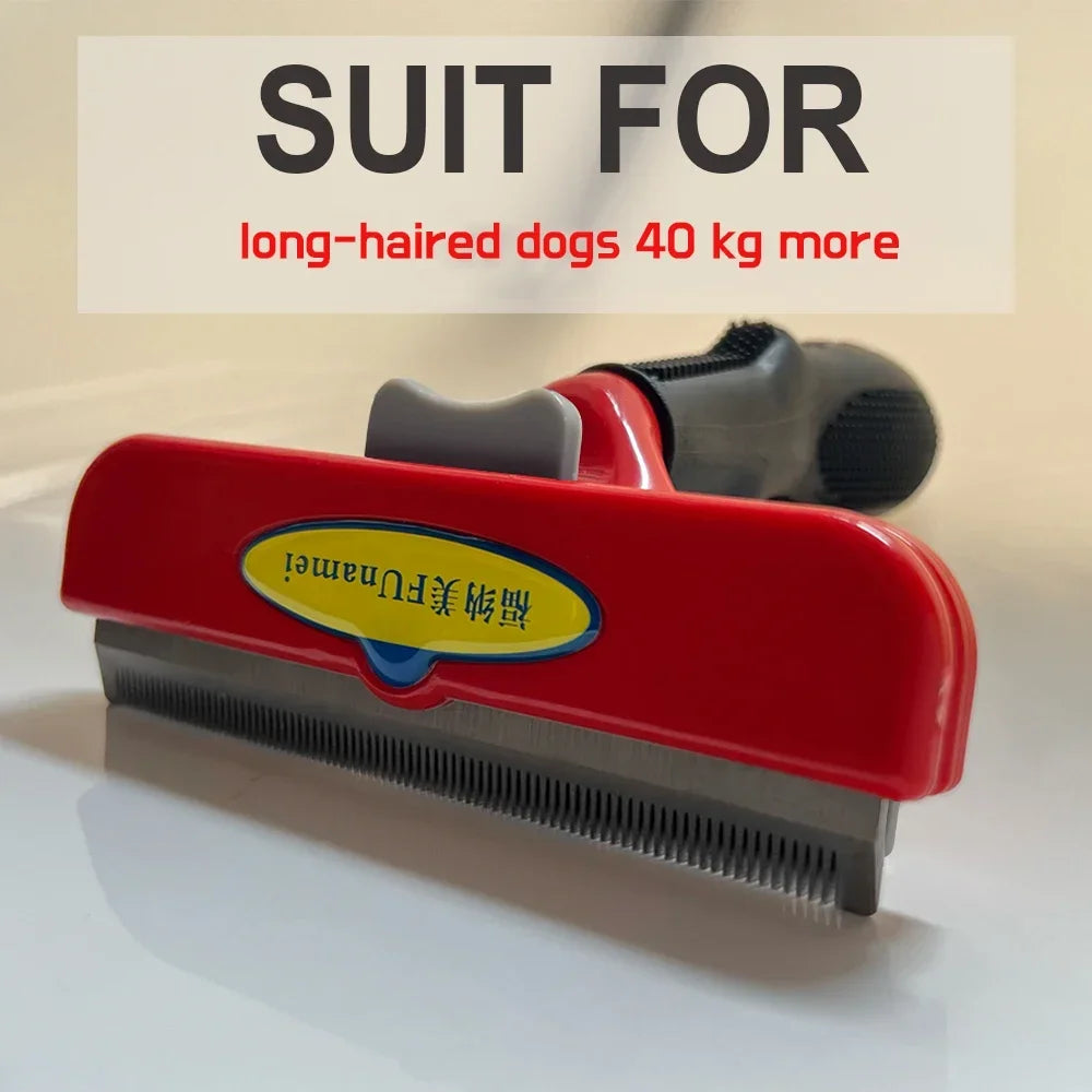 Brosse à poils pour chiens et chats, peigne pour chien, brosse d'épilation pour animaux, peigne de toilettage pour chat, épilateur pour chien, accessoires pour chien, peignes de massage pour chien