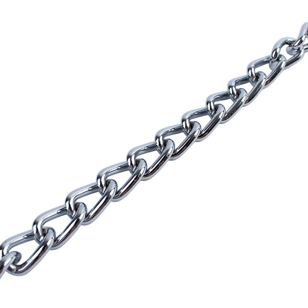 Collier étrangleur pour chien Pet P Snake Chain Collier étrangleur pour chien en acier inoxydable Collier de dressage réglable pour bouledogue
