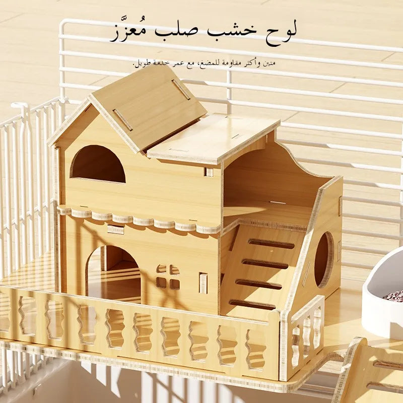 Cage pour Hamster de Luxe Grande Villa Abordable Très Grande Cage pour Golden Retriever Maison pour Animaux Fournitures Marque Snow Supplies