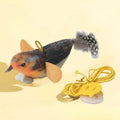 Indoor Interactive Birds Toy for Cat Chasing Teasing Toy Sounding Catnip Cat Teaser Toy Self-hilarity Wall Hanging Birds Cat Toy