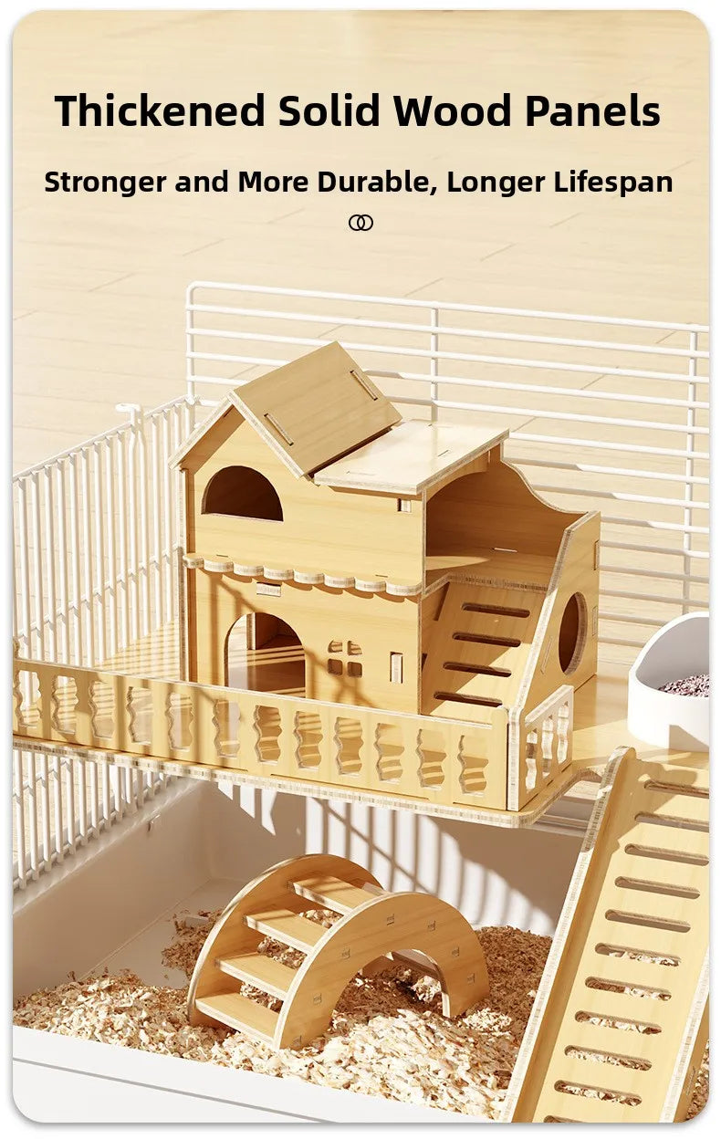 Cage pour Hamster de Luxe Grande Villa Abordable Très Grande Cage pour Golden Retriever Maison pour Animaux Fournitures Marque Snow Supplies