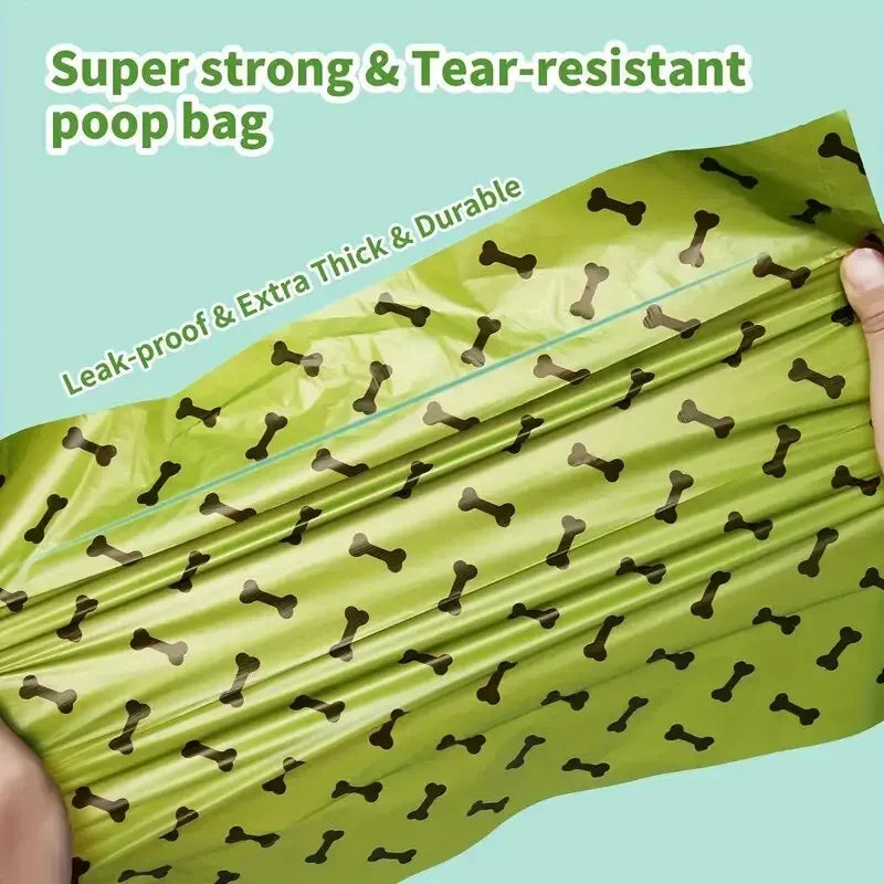 2/40Roll Thick Dog Poop Bags Leak Proof Pet Waste Bag For Dog Outdoor Walking Clean Refill Garbage Bag Pet Supplies