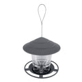 Mangeoire à oiseaux automatique suspendue pour jardin, tonnelle, distributeur de nourriture pour oiseaux sauvages avec corde de suspension, décoration de maison, fournitures pour animaux de compagnie