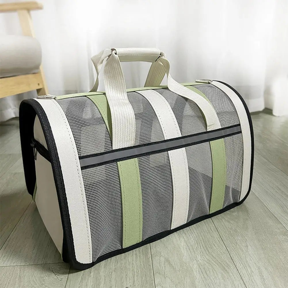 Nouveau Sac de sortie respirant pour Chat et Chien, Sac de transport d'été en bandoulière, Portable, Pliable, pour Chiens de petite et moyenne taille