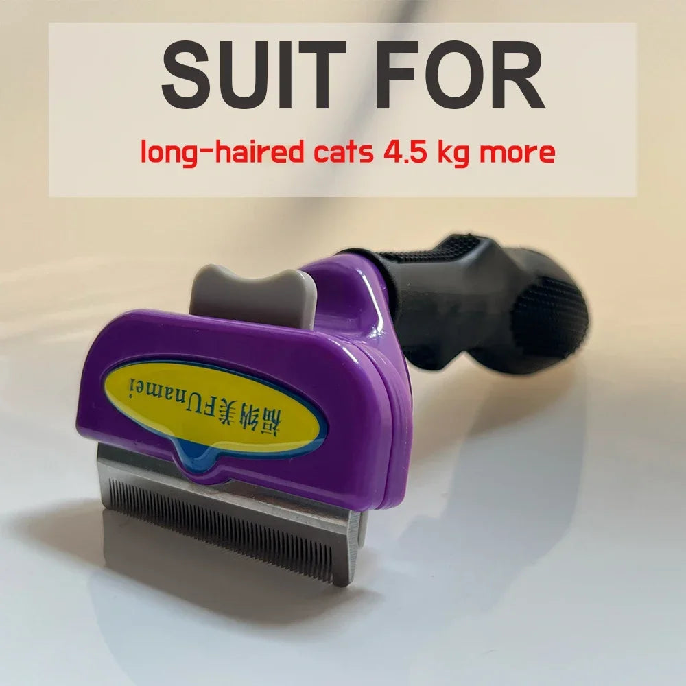 Brosse à poils pour chiens et chats, peigne pour chien, brosse d'épilation pour animaux, peigne de toilettage pour chat, épilateur pour chien, accessoires pour chien, peignes de massage pour chien