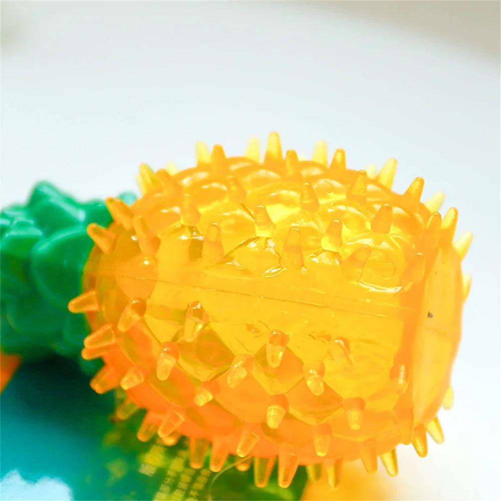 Jouet de mastication réfrigérant pour animaux de compagnie – Jouet réutilisable pour chien et chat, dentition, été, pastèque, ananas, citron, durable, glace, fruits congelés en forme de jouets