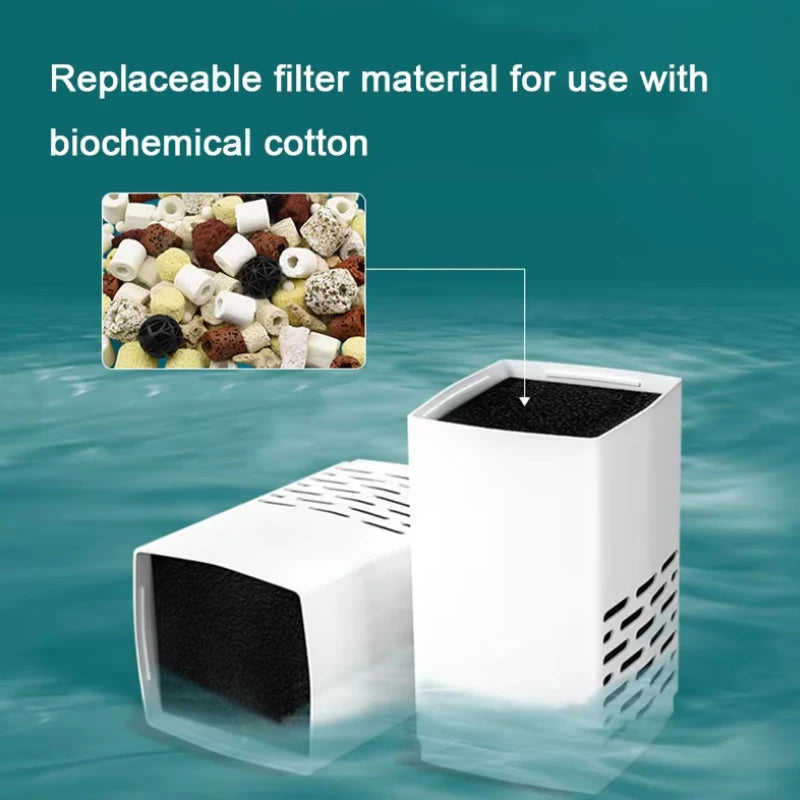3 in 1 Aquarium Filter Pump Silent Fish Tank Submersible Air Oxygen Aerator Aquarium Air Pump Water Changer Pump Wave Maker 220v