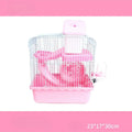 Petite cage de château pour hamster, cage extérieure pour animaux, cage portable, cage de château double couche pour hamster doré et ours.