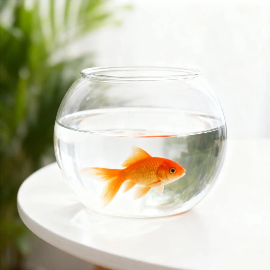 Decorative Aquarium Mini Fish Bowl Desktop Clear Landscape Fish Tank Bubble Planter Bowl For Table Centerpiece Party Decor