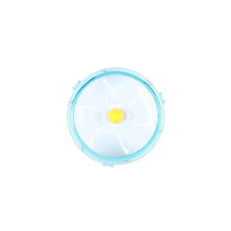 Hamster Wheel Running Disc Toy Sport Running Silent Transparent Small Pet Rotatory Jogging Wheel Toys Pet Hamster Cage Supplies