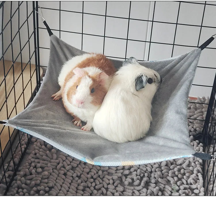 Hamac suspendu rafraîchissant d'été pour hamster – Lit en rotin pour chinchillas, phalangers volants, écureuils, furets, petits animaux de compagnie