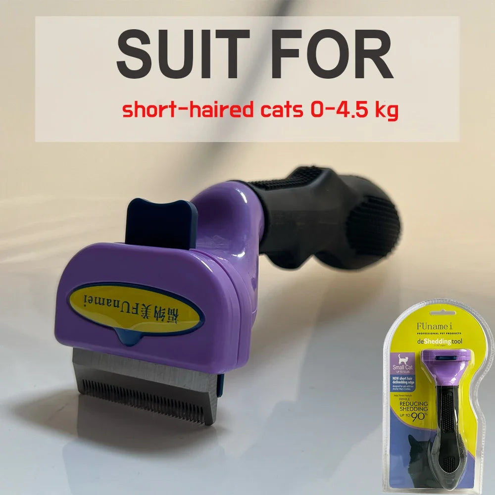 Brosse à poils pour chiens et chats, peigne pour chien, brosse d'épilation pour animaux, peigne de toilettage pour chat, épilateur pour chien, accessoires pour chien, peignes de massage pour chien