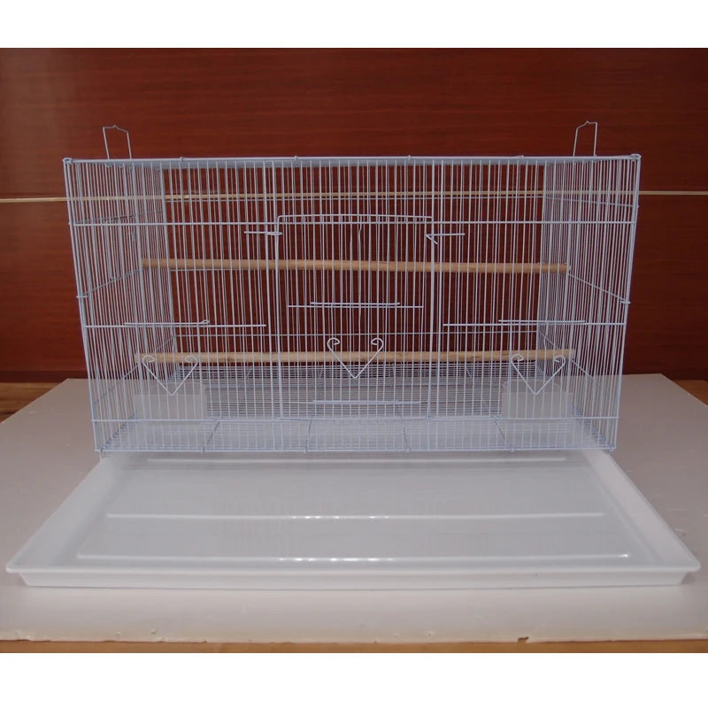 Grande cage à oiseaux Perroquet Grand en fer forgé Cage à oiseaux d'extérieur Canari Grande cage d'élevage