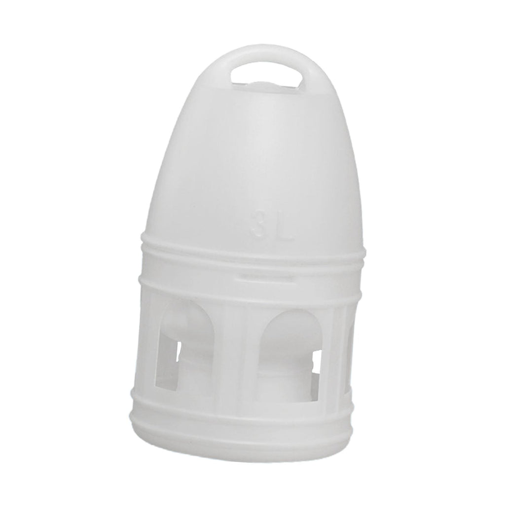 3L/5L Bird Water Drinker Parrot Parakeet Pigeon Duck Dove Water Dispenser Automatic Feeder with Hanging Handle Bird Pot
