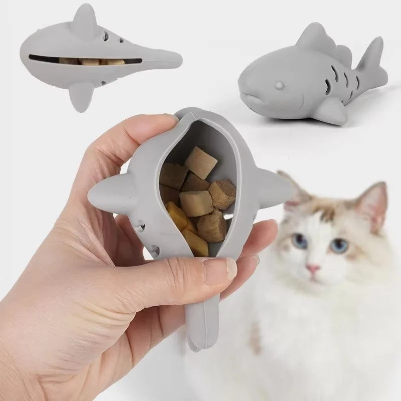 1 jouet interactif pour chat et chien en silicone durable et résistant aux morsures, pour cacher la nourriture et nettoyer les dents des petits animaux de compagnie